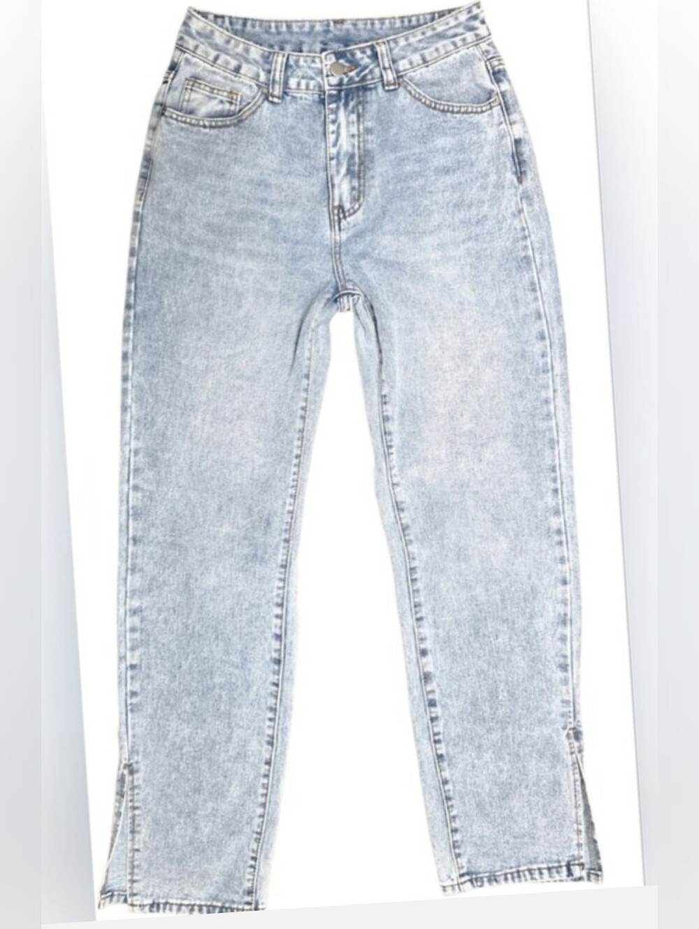 NEW Slit Ankles High Waist Jeans Size Small-Tall, New